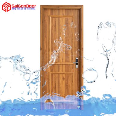 Cửa gỗ nhà tắm - cửa gỗ công nghiệp chịu nước Composite SaiGonDoor